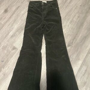 ROLLA’S east coast Dark Green Corduroy Flare Pants
